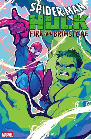 Spider-Man/Hulk: Fire And Brimstone #1 ROSE BESCH VARIANT cover