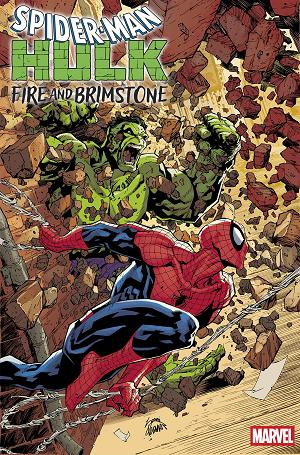 Spider-Man/Hulk: Fire And Brimstone #1 RYAN STEGMAN VARIANT cover