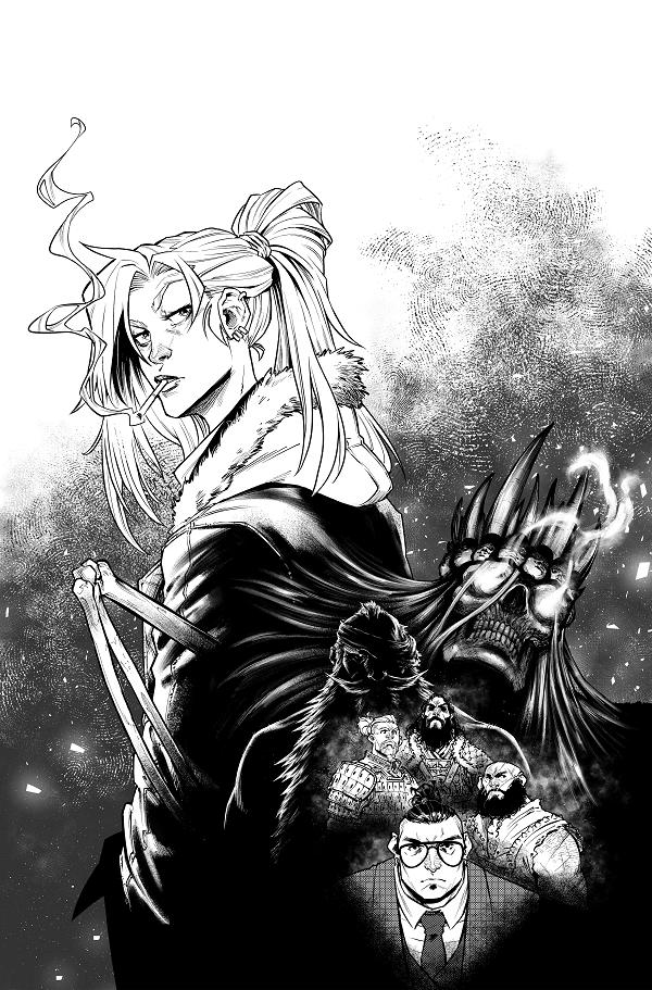 Valhallaw #2 variant cover by Pedro RM Andreo