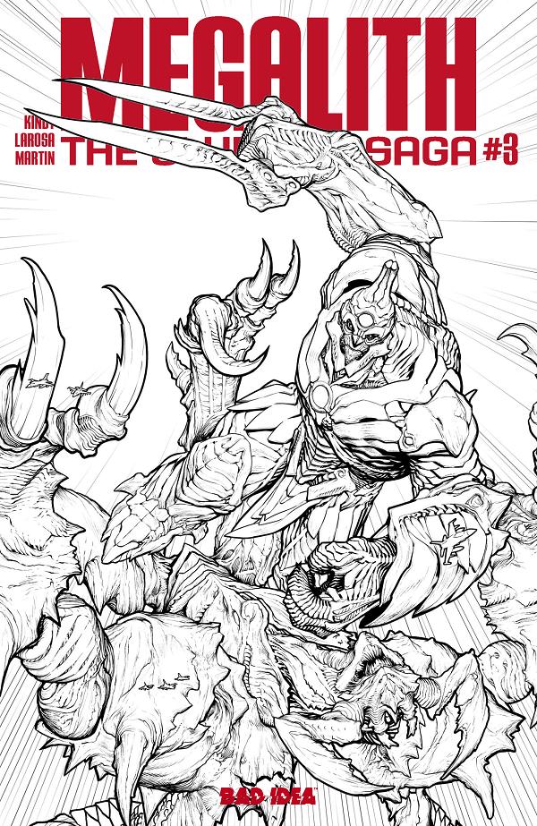 Olympus Saga Megalith #3 variant cover by Brandon Peterson