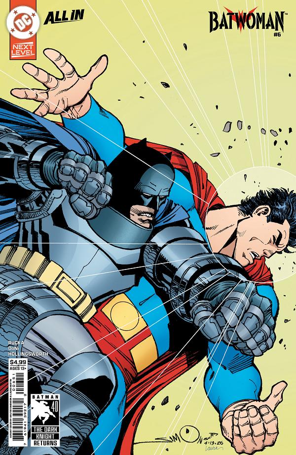 Batwoman #6 CVR E CVR E WALTER SIMONSON & LAURA MARTIN DARK KNIGHT RETURNS 40TH ANNIVERSARY CARD STOCK cover