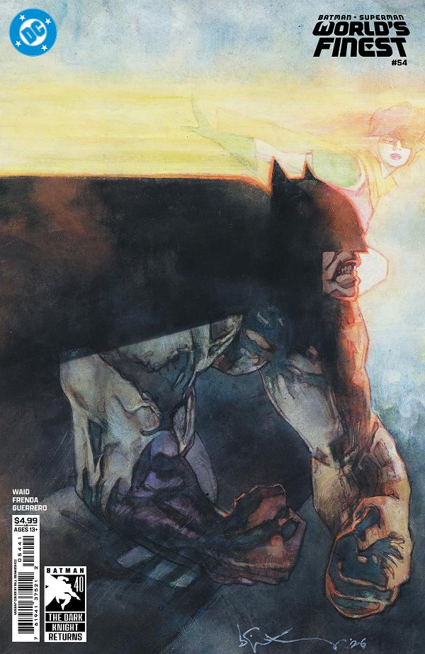 Batman & Superman: World's Finest #54 CVR D CVR D BILL SIENKIEWICZ DARK KNIGHT RETURNS 40TH ANNIVERSARY CARD STOCK cover