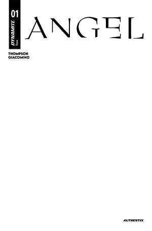 Angel #1 CVR H CVR H BLANK AUTHENTIX cover