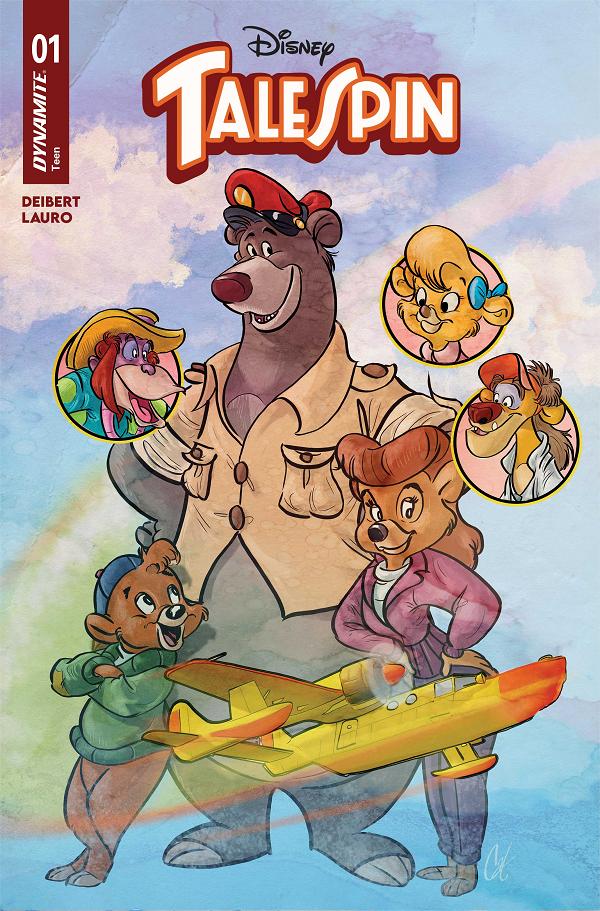 Talespin #1 variant cover by Cat Staggs