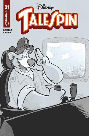 Talespin #1 CVR R CVR R INC 1:50 CARLO LAURO LINE ART cover