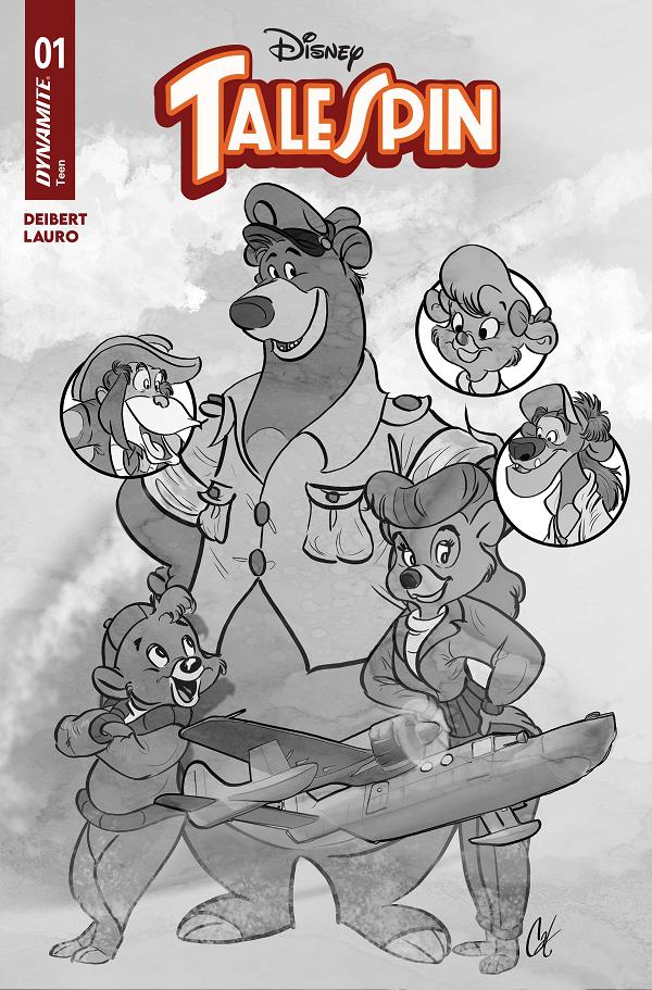 Talespin #1 variant cover by Cat Staggs