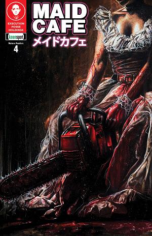Maid Cafe #4 CVR C CVR C NAOMI GRIFFIN HIHI DARKNESS cover