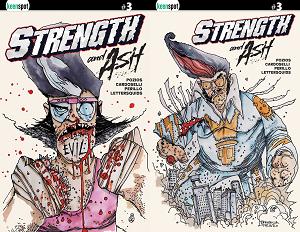 Strength & Ash #3 CVR D CVR D STEFANO CARDOSELLI & FRANCESCA PERILLO HOLOFOIL FLIP cover