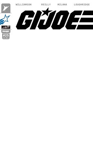 Gi Joe #25 CVR G CVR G BLANK SKETCH JOE cover