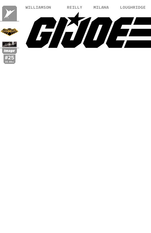 Gi Joe #25 variant cover by Blank Sketch