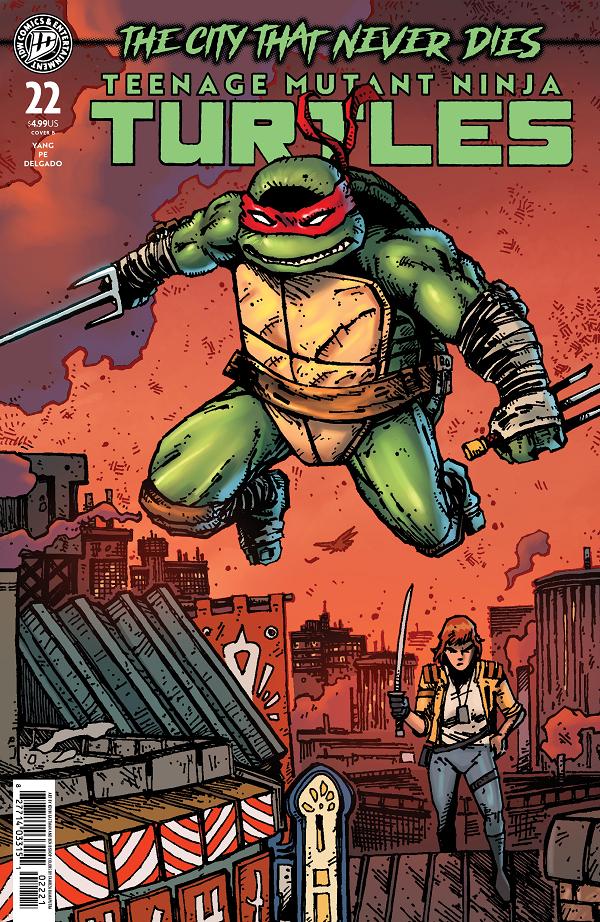 Teenage Mutant Ninja Turtles Cover A (Pe) #22 Variant B (Eastman & Bishop) cover