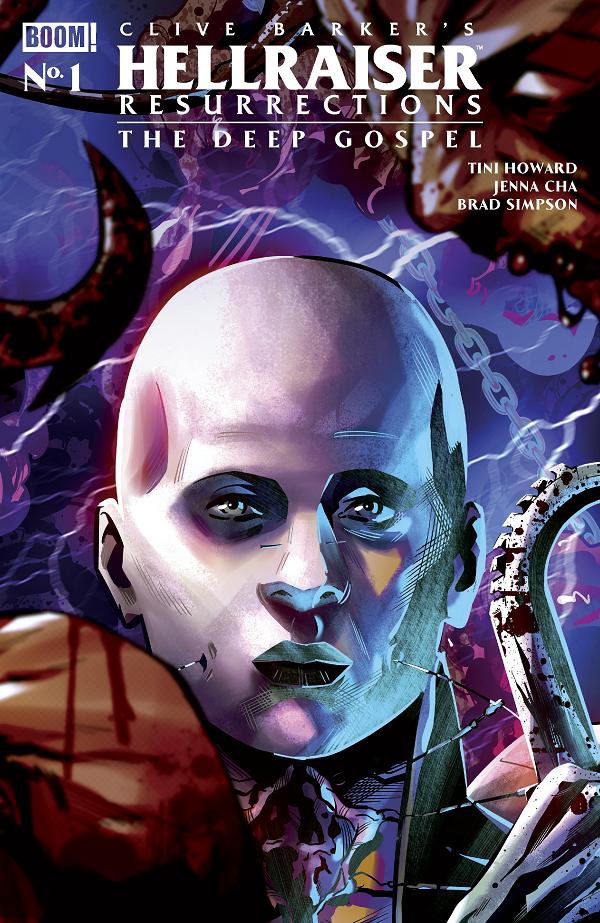 Hellraiser: Resurrections - The Deep Gospel A Main (Dressed, Puebla) #1 B Variant (Dressed, Sabbatini) cover