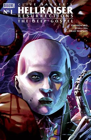 Hellraiser: Resurrections - The Deep Gospel A Main (Dressed, Puebla) #1 B Variant (Dressed, Sabbatini) cover