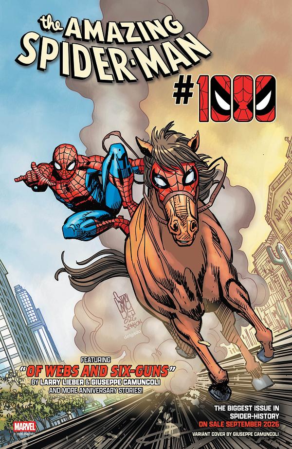 Amazing Spider-Man #1000 variant cover by Giuseppe Camuncoli