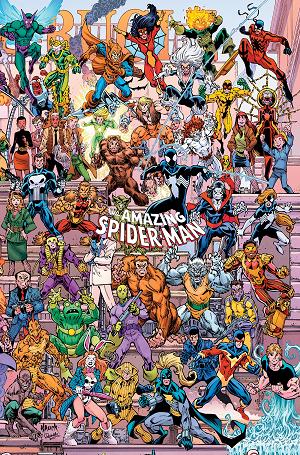 Amazing Spider-Man #1001 TODD NAUCK 4-PART CONNECTING LEGACY VARIANT cover