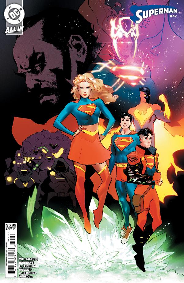 Superman #42 variant cover by Marcio Takara