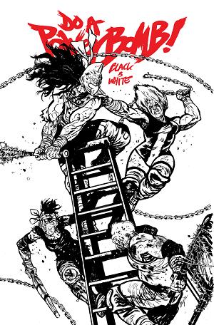 Do A Powerbomb Black And White #3 CVR B (OF 3) CVR B DANIEL WARREN JOHNSON cover