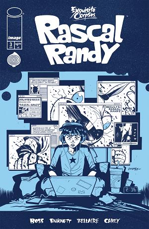 Exquisite Corpses Rascal Randy #3 CVR C (OF 5) CVR C DYLAN BURNETT POLYBAGGED WITH COLLECTIBLE CARD cover