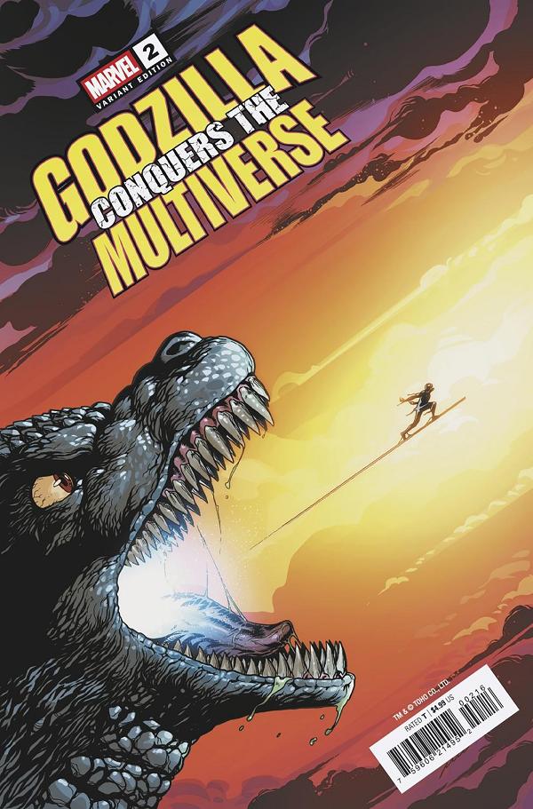 Godzilla Conquers The Multiverse #2 PERE PEREZ VARIANT [1:25] cover