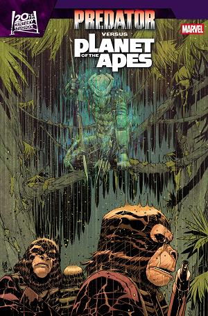 Predator Vs. The Planet Of The Apes #2 MIKE HENDERSON VARIANT [1:25] cover