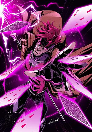 Gambit: Wanted #2 GODTAIL GAMBIT VIRGIN VARIANT [1:50] cover