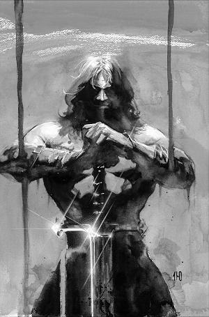 Cimmerian Xuthal Of The Dusk #2 CVR E (OF 3) CVR E INC 1:50 ITO B&W VIRGIN cover