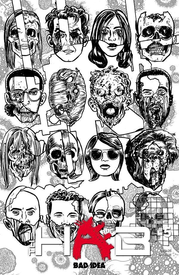 Hab #5 variant cover by David Lapham