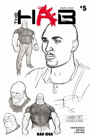 Hab #5 CVR F (OF 5) CVR F INC 1:20 LEWIS LAROSA DAVID LAPHAM CHARACTER DESIGN cover