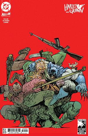 Harley Quinn #65 CVR E CVR E DANIEL WARREN JOHNSON DARK KNIGHT RETURNS 40TH ANNIVERSARY CARD STOCK cover