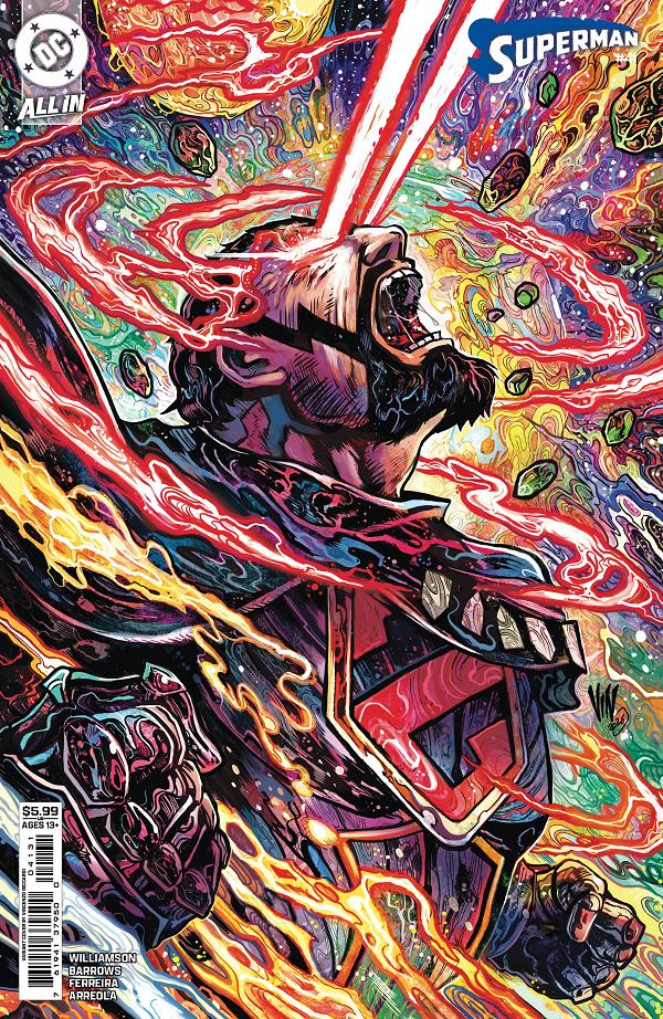 Superman #41 variant cover by Vincenzo Riccardi