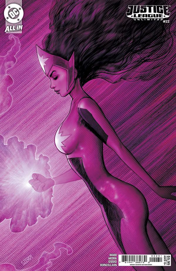 Justice League Unlimited #22 variant cover by Nathan Szerdy