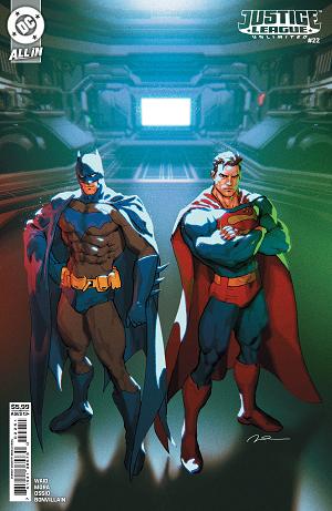 Justice League Unlimited #22 CVR E CVR E GERALD PAREL CARD STOCK cover