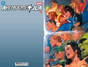 Avengers Jla #4 CVR B FACSIMILE EDITION CVR B ALEX ROSS DC MARVEL CONNECTING cover