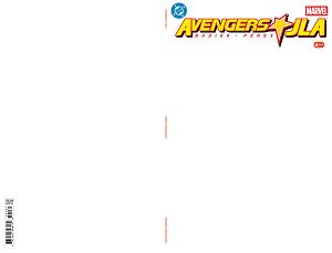 Avengers Jla #4 CVR C FACSIMILE EDITION CVR C BLANK CARD STOCK cover