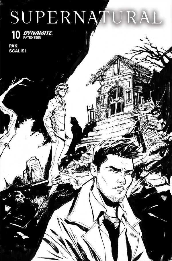 Supernatural #10 variant cover by David Cousens