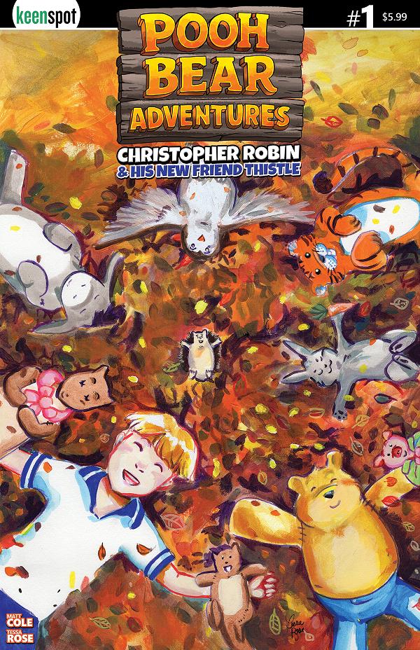 Pooh Bear Adventures Christopher Robin & His New Friend Thistle #1 CVR A TESSA ROSE THE GANGS ALL HERE cover