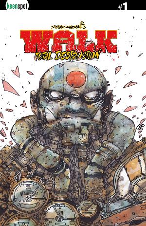 Walk Total Destruction #1 CVR D (ONE SHOT) CVR D STEFANO CARDOSELLI METAL cover