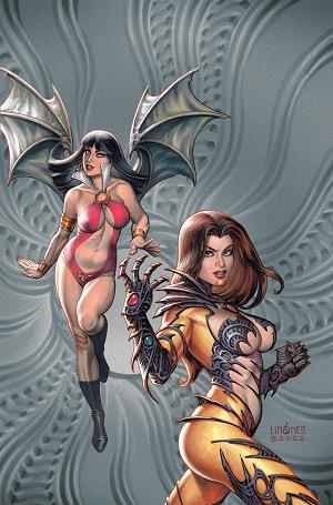 Witchblade Vampirella #1 CVR E (ONE SHOT) CVR E INC 1:50 JOSEPH MICHAEL LINSER VIRGIN cover