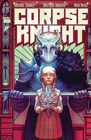 Corpse Knight #5 CVR D (OF 6) CVR D INC 1:25 NIMIT MALAVIA STAINED GLASS cover