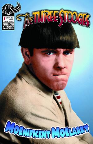 Three Stooges Magnificent Moelarky #1 CVR B CVR B COLOR PHOTO cover