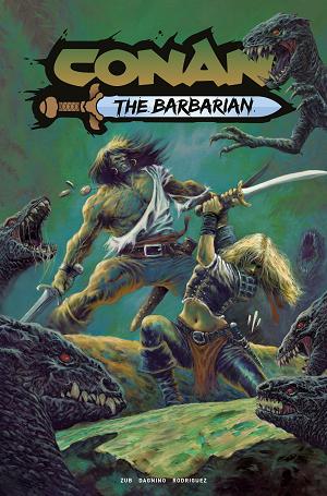 Conan The Barbarian #34 CVR F CVR F JUAN ALBERTO HERNANDEZ GLOW IN THE DARK cover