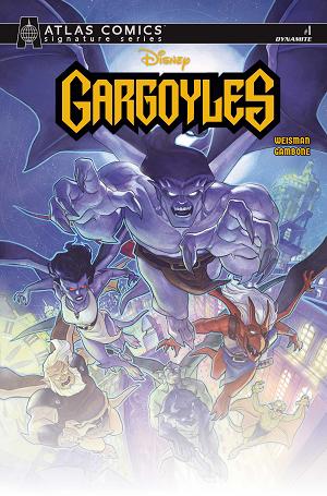 Gargoyles (2026) #1 CVR G CVR G MEGHAN HETRICK ATLAS EDITION SIGNED BY GREG WEISMAN cover