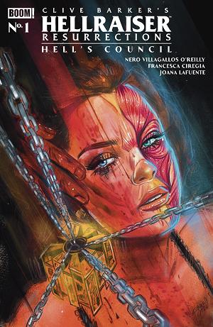 Hellraiser: Resurrections - Hell's Council A Main (Dressed, Vilchez) #1 G FOC Reveal Variant (Dressed, Vilchez) cover