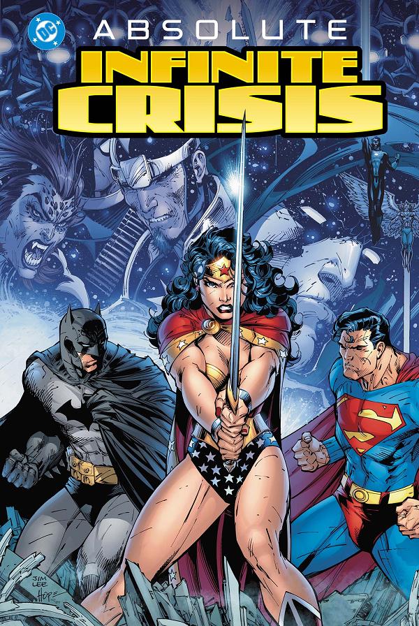Absolute Infinite Crisis HC (2026 Edition) cover by Jim Lee