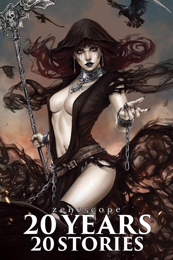 Twenty Years Twenty Stories HC cover by Mike Krome
