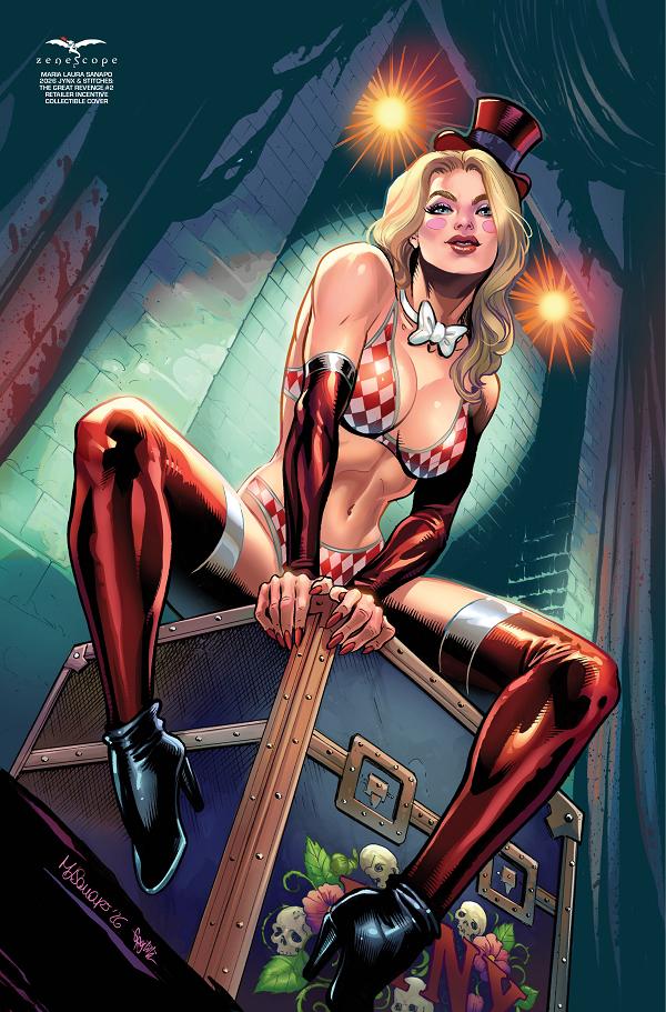 Jynx And Stitches The Great Revenge #2 variant cover by Maria Laura Sanapo