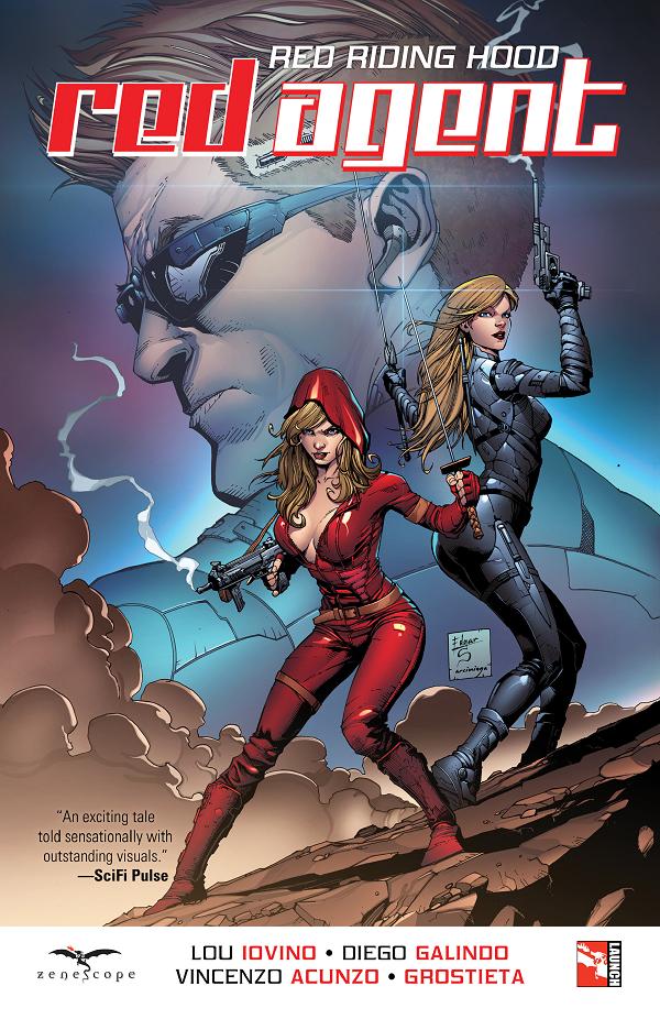 Red Riding Hood Red Agent TP cover by Edgar Salazar