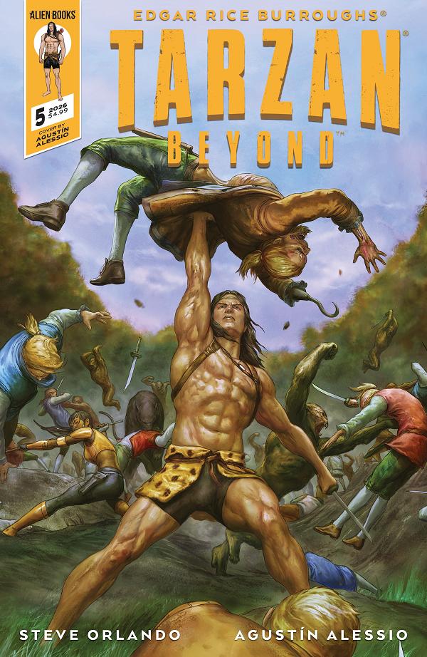 Tarzan Beyond #5 cover by Agustin Alessio
