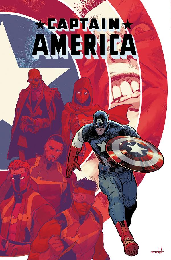 Captain America Vol. 2: Doom's Shadow cover by Valerio Schiti
