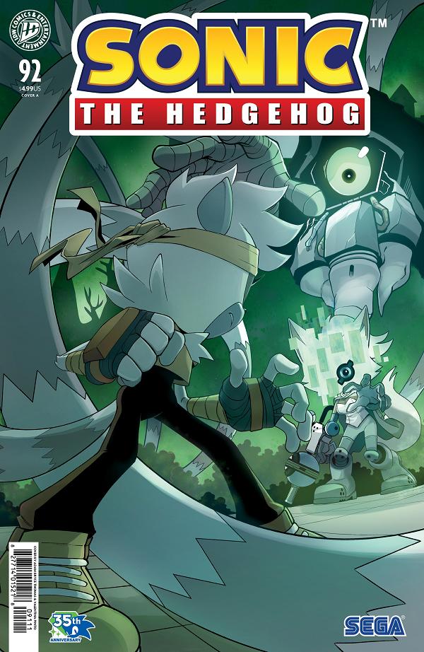 Sonic The Hedgehog #92 cover by Adam Bryce Thomas